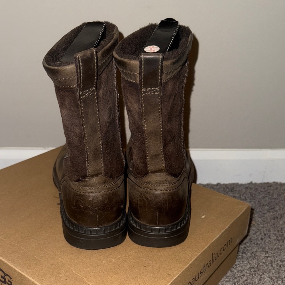 UGG Dark Brown Suede Boots - Picture 7 of 11